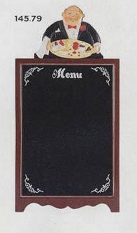 CARTEL PIZARRA “MENU” MURAL 122X60 cm x