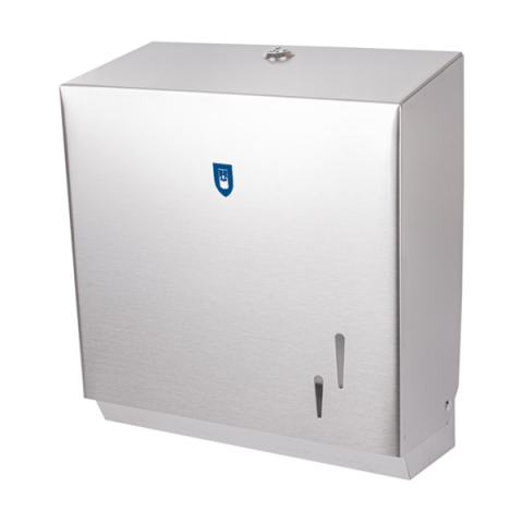 DISPENSADOR DE TOALLAS Z ACERO *-