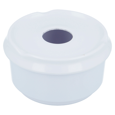 CENICERO CON TAPA MELAMINA BLANCO 11 x 6,5 cm *//