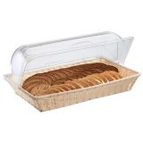 CESTA RATTAN C/TAPA POLICARBONATO BEIGE CLARO
