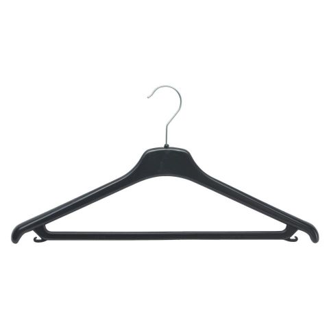 PERCHA NEGRA CAJA DE 100 UNIDADES-