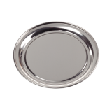 PLATO DE CAMBIO ACERO REDONDO 14 cm *