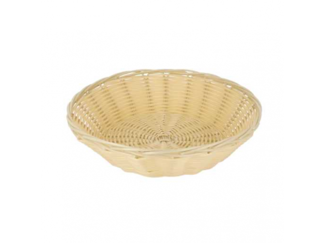 CESTA PANERA REDONDA RATTAN 21X6 cm *-