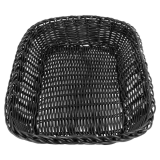 CESTA PANERA RATTAN NEGRO 30x22x7 cm  *-