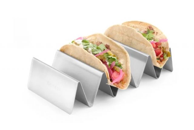 SOPORTE PARA TACOS 4 RANURAS 225x115x(h)50