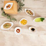 BOWL DE MELAMINA OVAL BLANCO 11,7 x 6,8 x 2 cm 