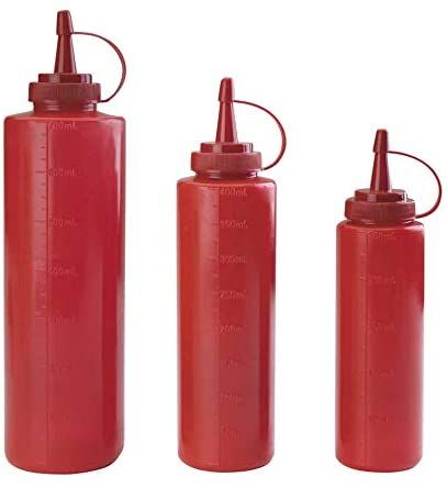 BIBERON 400 ML ROJO LACOR CON TAPON*-
