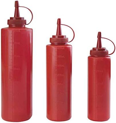BIBERON 700 ML ROJO LACOR CON TAPON *-
