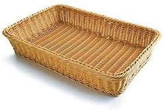 CESTA PANERA RATTAN PARA BUFFET 53x33,5x9 cm *-