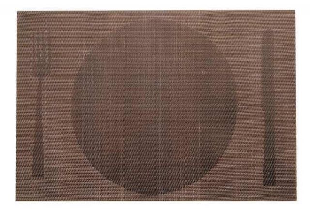 MANTEL INDIVIDUAL PVC 45X30 MARRON *-