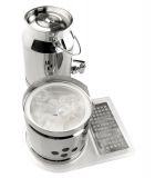 DISPENSADOR DE LECHE CALIENTE/FRIA ACERO 5 LTS *-