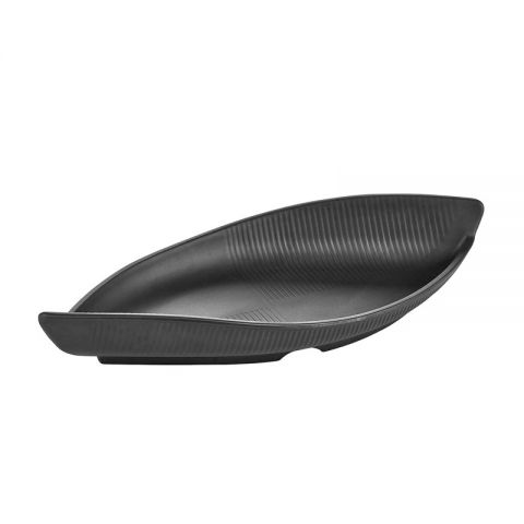 BANDEJA GONDOLA MELAMINA NEGRO 36 x 17 cm*