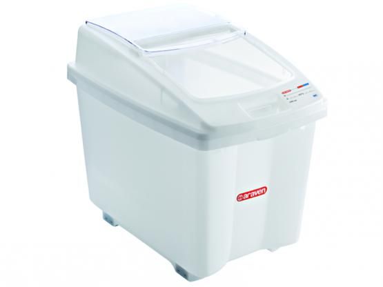 SILO CONTENEDOR GN1/1 100L ARAVEN CON RUEDAS x