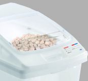 SILO CONTENEDOR GN1/1 100L ARAVEN CON RUEDAS x