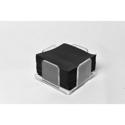 SERVILLETA 20X20 NEGRO P&P CAJA 2400 UNIDADES x
