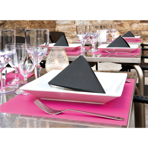 SERVILLETA 40X40 NEGRO P&P CAJA 1200 UNIDADES x