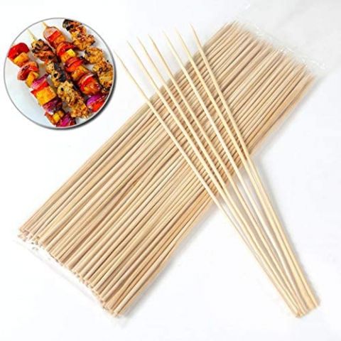 BROCHETA BAMBU 30 CM 100 UNIDADES*-