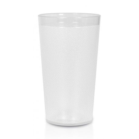 VASO POLICARBONATO TRANSLUCIDO APILABLE 34 cl *