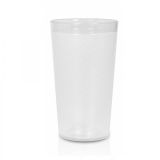 VASO POLICARBONATO TRANSLUCIDO APILABLE 34 cl *