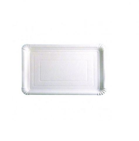 BANDEJA DE CARTON 28x21 cm 125 UNIDADES *-
