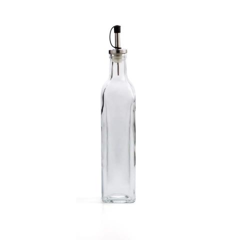 ACEITERA BOTELLA 0,25 L CUADRADA CON VERTEDOR *