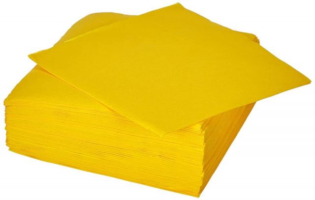 SERVILLETA 40X40 AMARILLA P&P CAJA 1200 UDS**x