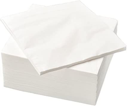 SERVILLETA 40X40 BLANCA CAJA 2400 UNIDADES x